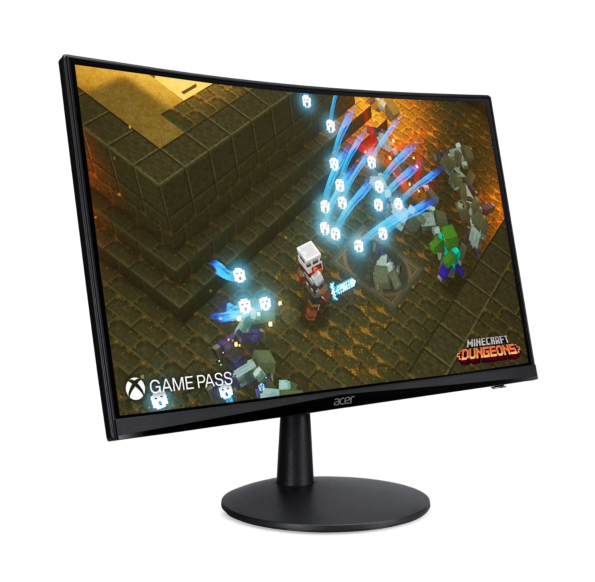 Nitro 23.6" Inch Curved Full HD Gaming Monitor (New) - Black (ED240Q Sbiip)