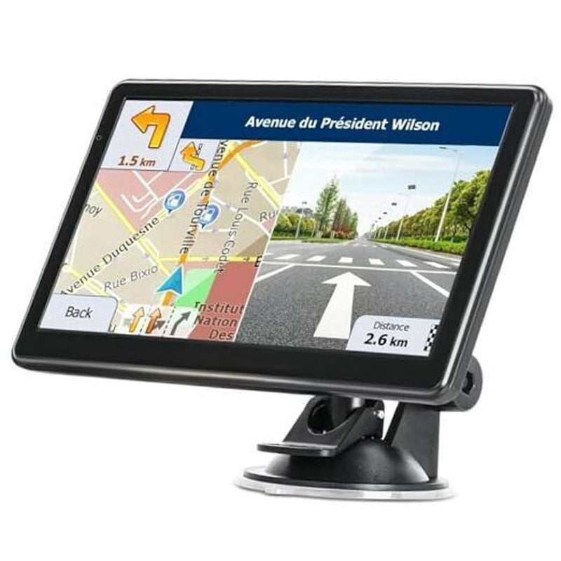 GPS Navigator for Car, Truck GPS 7 Inch Touch Screen, Latest 2024 Maps Black