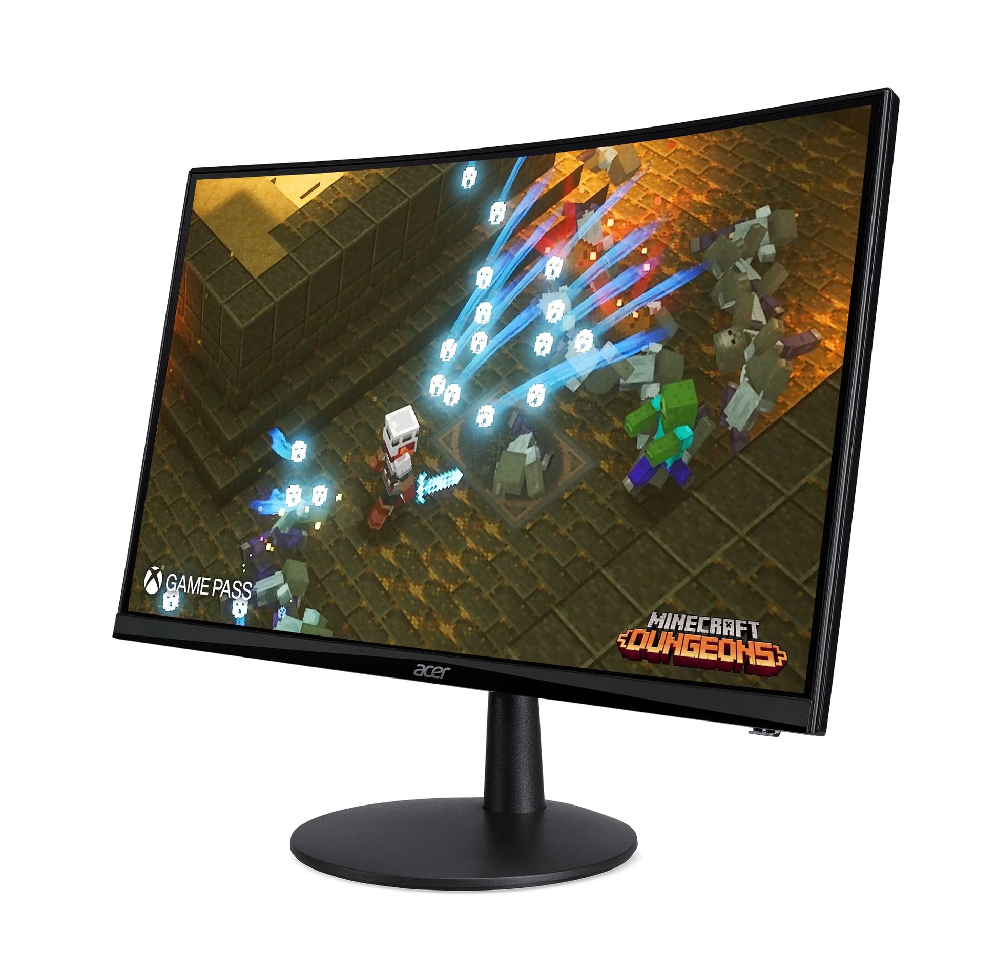 Nitro 23.6" Inch Curved Full HD Gaming Monitor (New) - Black (ED240Q Sbiip)