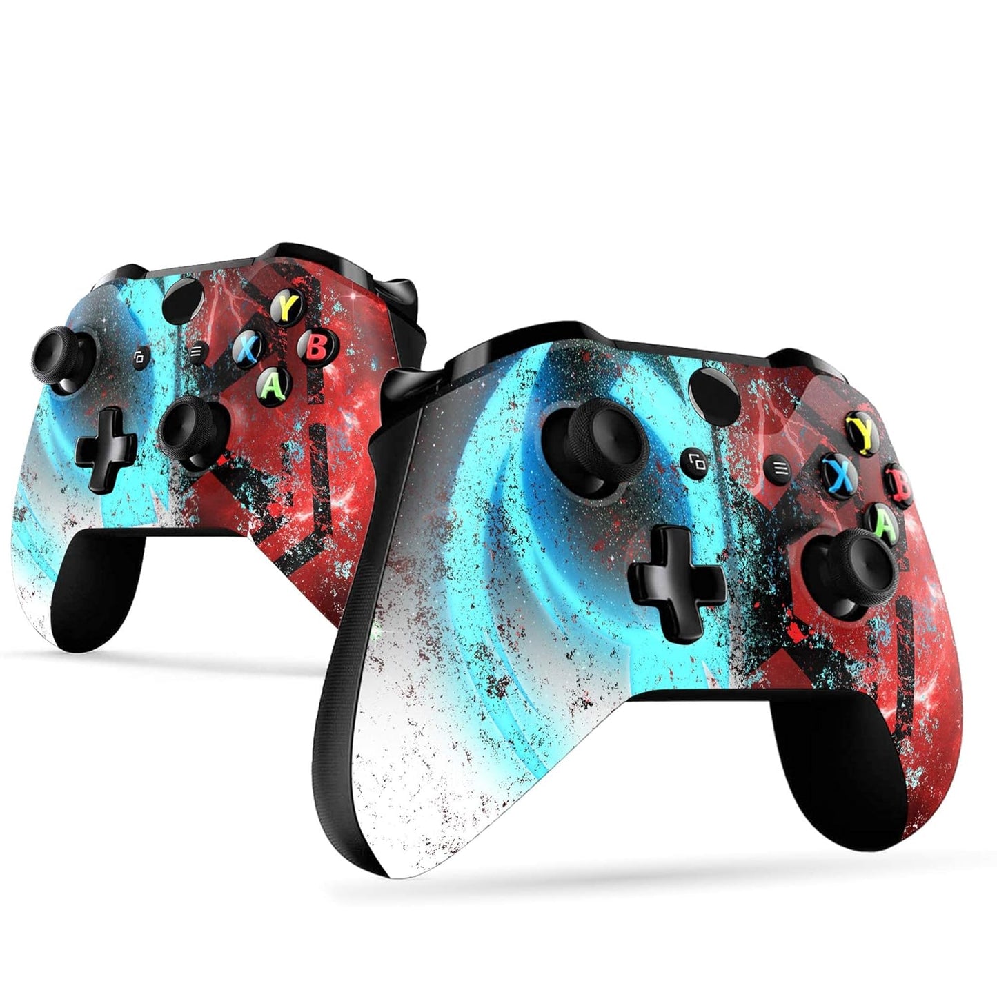 Jeddi Sith Custom X-Box Controller Wireless Compatible with X-Box One/X-Box Series X/S Proudly Customized in USA with Permanent HYDRO-DIP Printing (NOT JUST a SKIN)