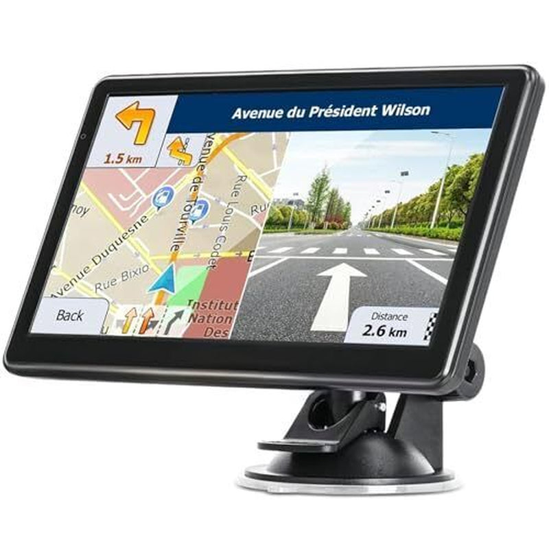 GPS Navigator for Car, Truck GPS 7 Inch Touch Screen, Latest 2024 Maps Black