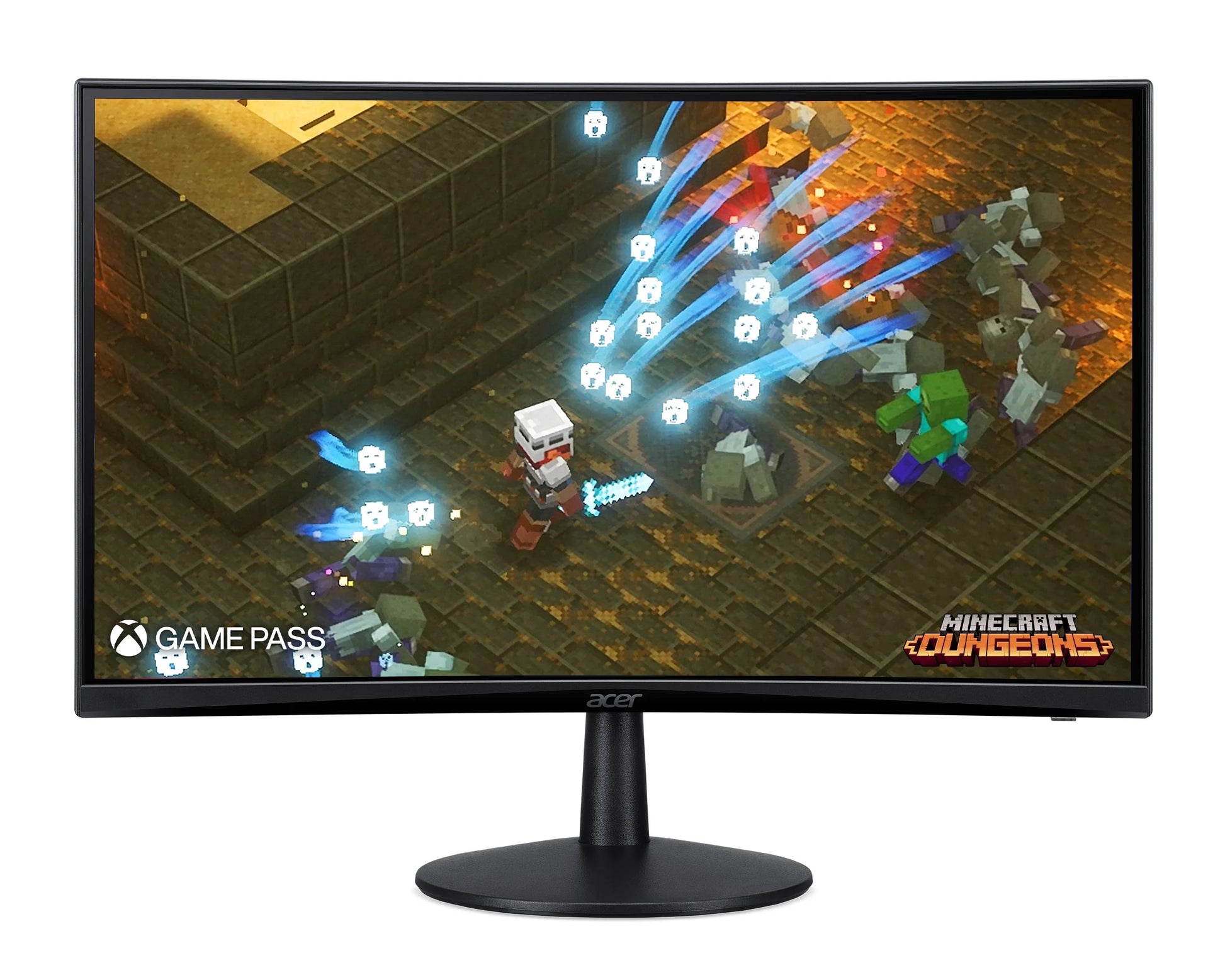 Nitro 23.6" Inch Curved Full HD Gaming Monitor (New) - Black (ED240Q Sbiip)