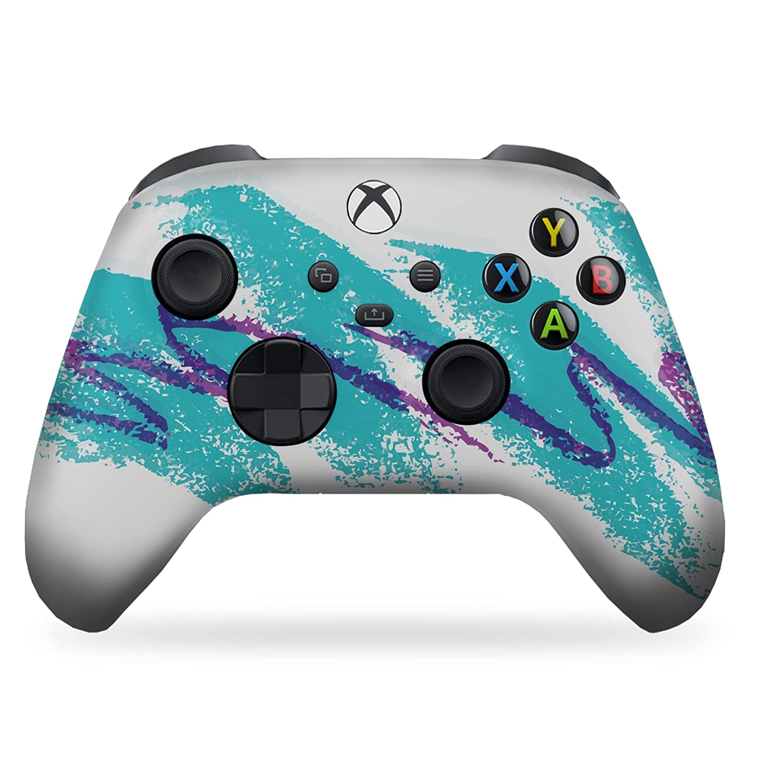 90'S Cup Custom X-Box Controller Wireless Compatible with X-Box One/X-Box Series X/S Proudly Customized in USA with Permanent HYDRO-DIP Printing (NOT JUST a SKIN)