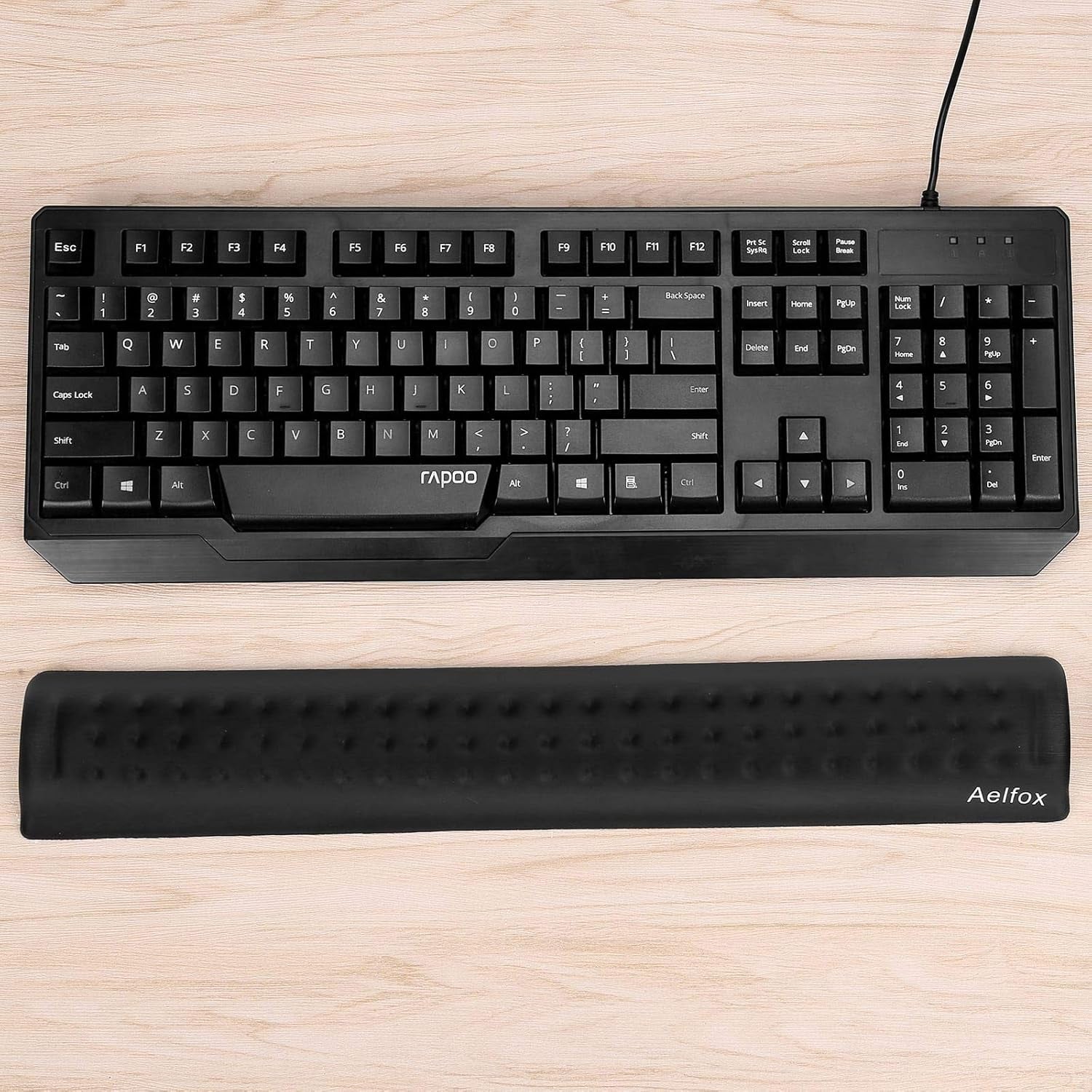 Memory Foam Keyboard Wrist Rest&Gaming Mouse Pad with Wrist Support, Ergonomic Wrist Pad for Office, Home Office, Laptop, Desktop Computer, Gaming Keyboard