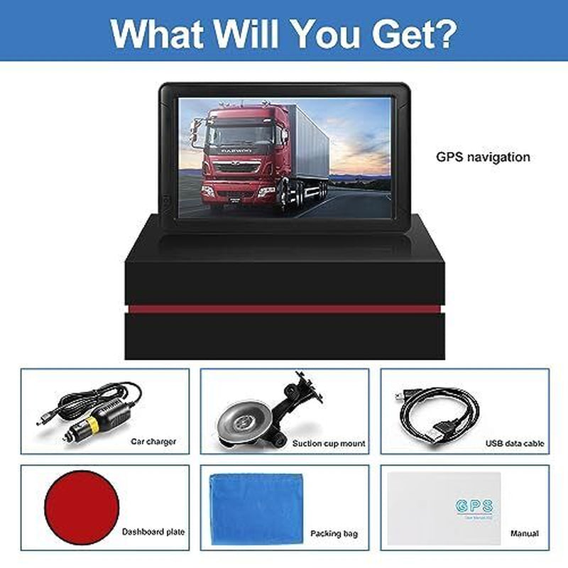 GPS Navigation for Car Truck - Navigation System 9 Inchs Touchscreen Navigator