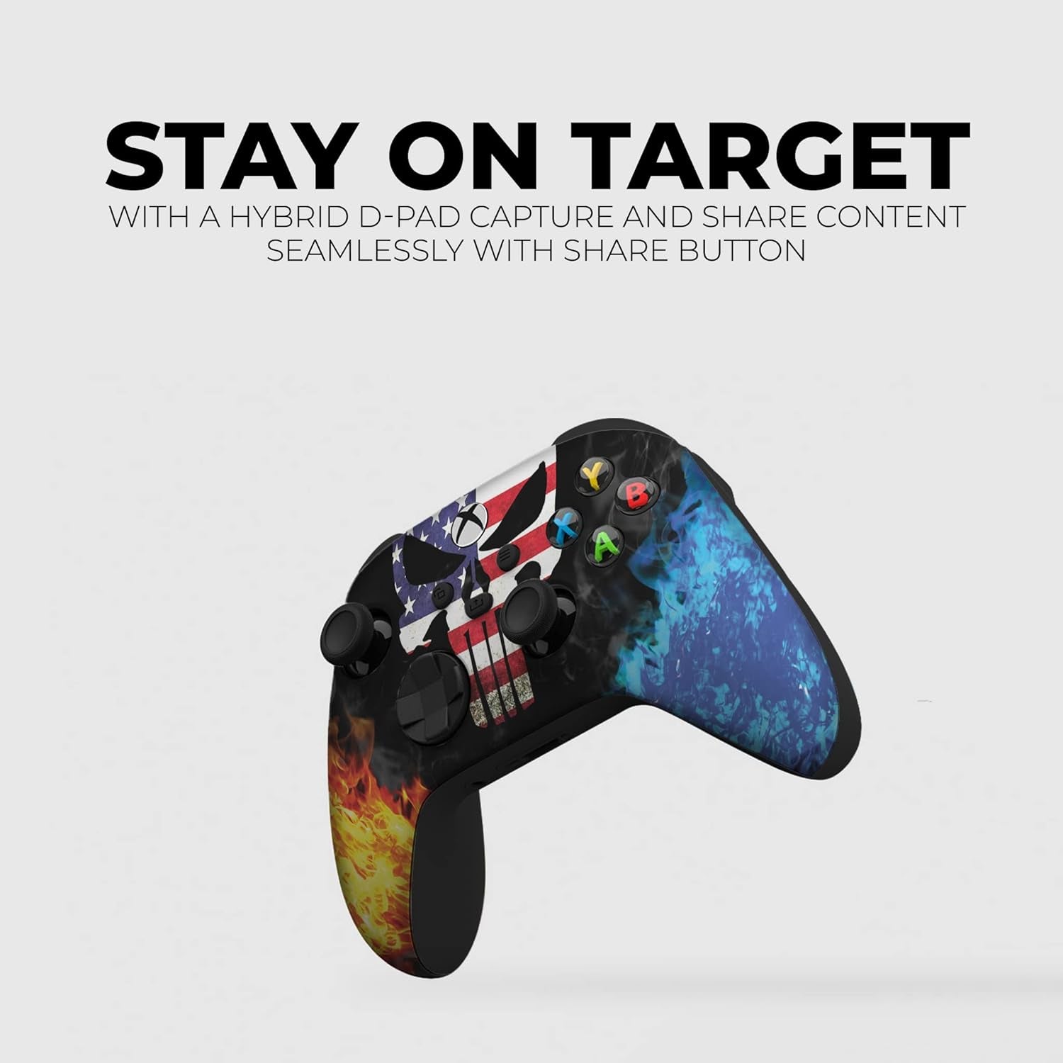 Original X-Box Wireless Controller Special Edition Customized Compatible with X-Box One S/X-Box Series X/S & Windows 10 Made with Advanced Hydrodip Print Technology(Not Just a Skin)